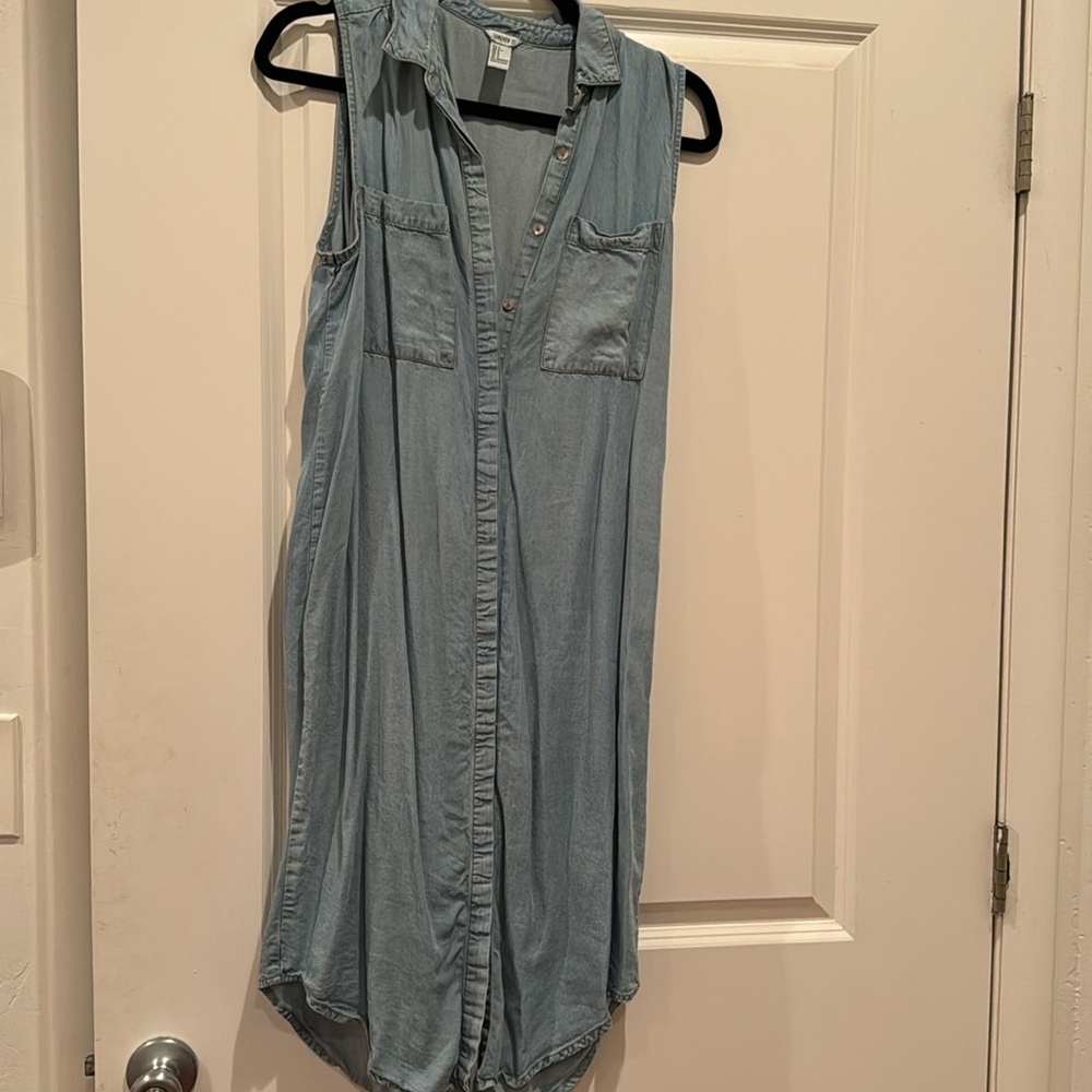 3/$10 forever denim dress